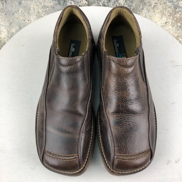 Bullboxer Men\'s Size 8 Brown Leather Closed Toe Slip On Loafers Shoes main image 11